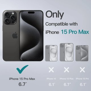 Custodia Kickstand per iPhone 15 Pro MAX 6,7 Pollici