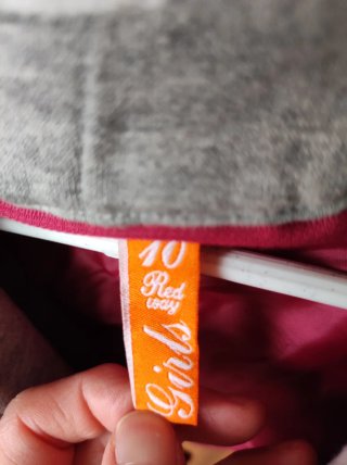 Chaqueta de pana rosa