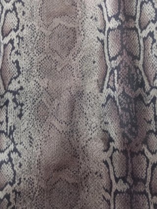 Falda animal print marrón y gris