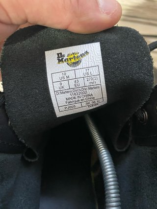 Dr. Martens Scarpe Pelle Unisex Taglia 43