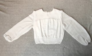 Blusa blanca fluida M