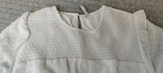 Blusa blanca fluida M
