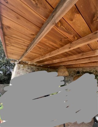 Pérgola madera DESMONTADO porche 4x3 mts CORÇA