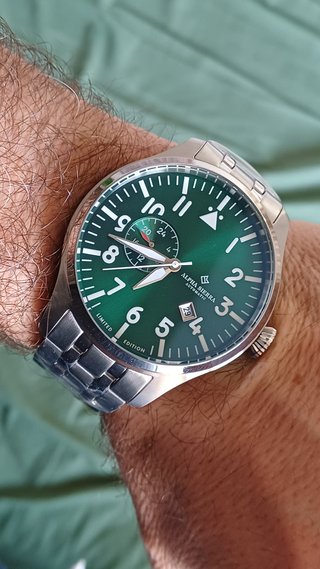 Reloj Alpha Sierra Automático Verde