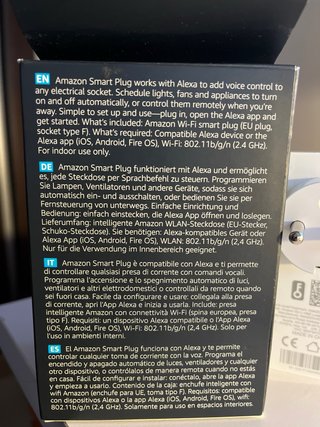 Enchufe Inteligente Amazon Smart Plug