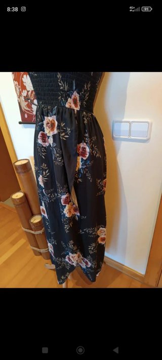 Vestido floral palabra de honor