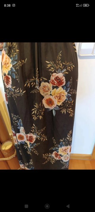 Vestido floral palabra de honor