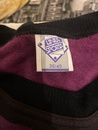 Felpa a righe uomo XL vintage