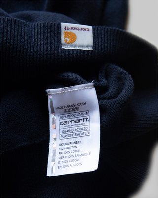 Jersey Carhartt Azul Marino Talla M Algodón