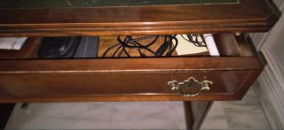 Mesa escritorio madera clásica