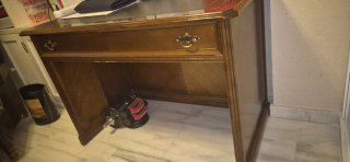 Mesa escritorio madera clásica