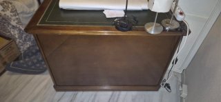 Mesa escritorio madera clásica