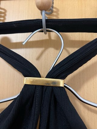 Top Zara Negro Halter