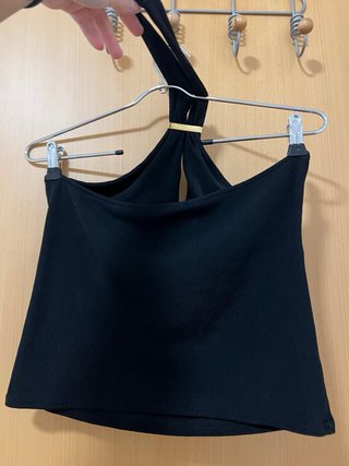 Top Zara Negro Halter