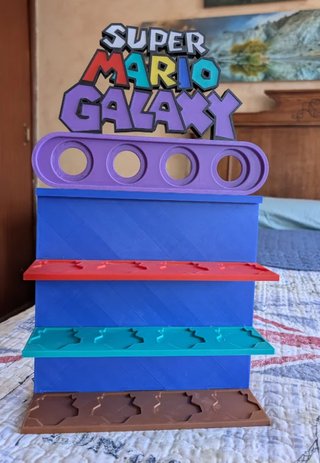 Expositor monedas-figuras McDonald's Mario galaxy