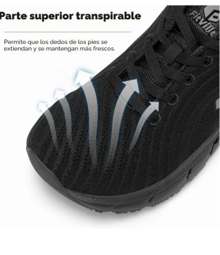 Zapatillas running Fitville negras