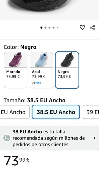 Zapatillas running Fitville negras
