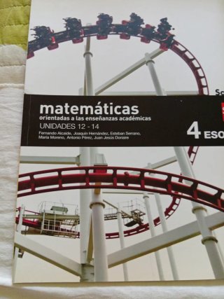 Matemáticas 4 eso tres cuadernillos