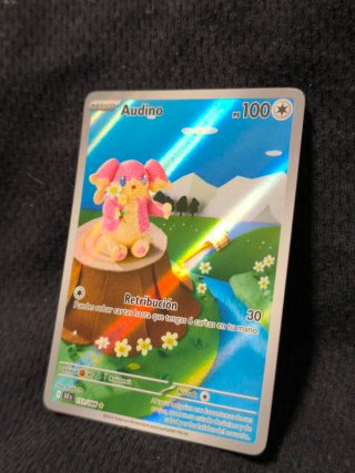 Audino Alternativo Full Art Carta Pokemon