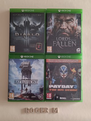 Lote 14 Videojuegos Xbox One Pal Completos