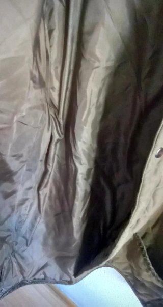 Parka acolchada marrón