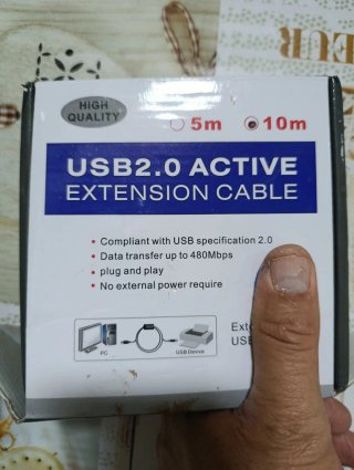 Cavo Estensione USB 2.0 NOSNA 10m