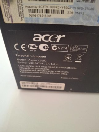Ordenador Sobremesa Acer Negro