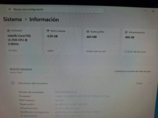 Ordenador Sobremesa Acer Negro