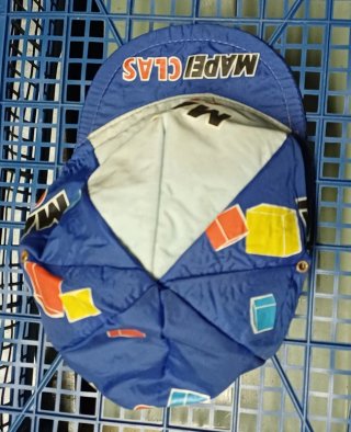 cappellino antipioggia Mapei ciclismo vintage ero