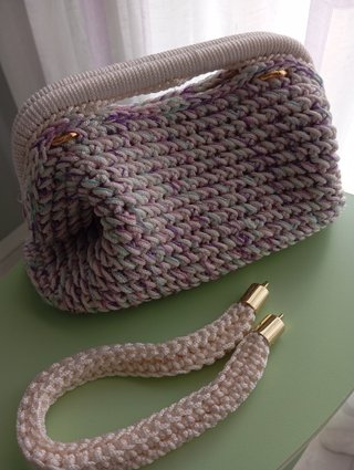 Borsa uncinetto colorata