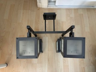 2 Lámparas de Salón Cuadradas