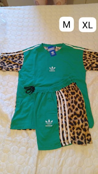 Conjunto  Mujer Blanco y Marrón