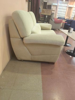 Sofá 2 y 3 plazas beige tela