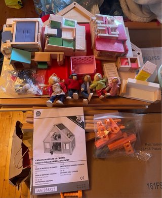 Casa de muñecas de madera Playtive Junior