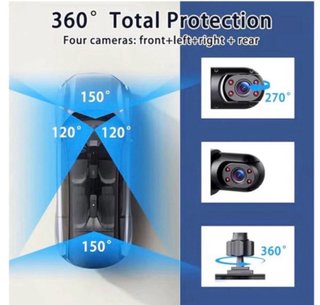 Dashcam HD 1080P Doble Lente 64GB