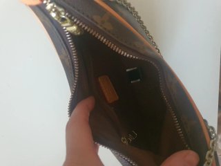 Borsa Louis Vuitton in pelle marrone