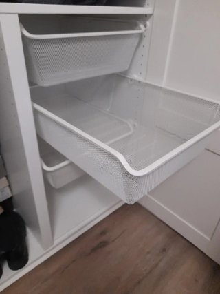 Módulo con cajones Komplement Ikea Metal Blanco