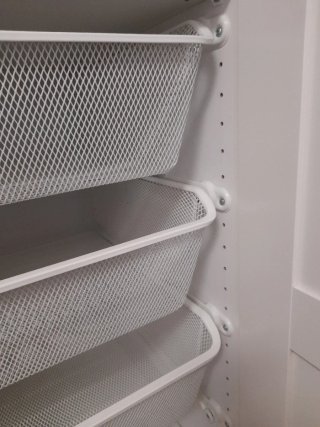 Módulo con cajones Komplement Ikea Metal Blanco