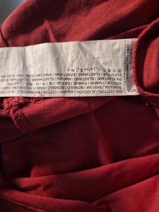 Camiseta Mango color teja Talla M