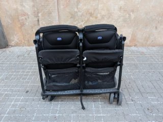 Carrito Gemelar Chicco Negro