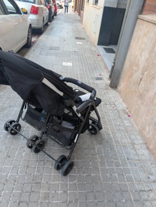 Carrito Gemelar Chicco Negro