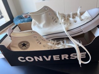 Converse All Star Beige/Blanco Talla 46,6 mens