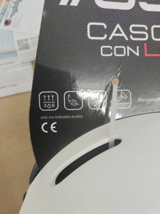 Casco G69 con Luz Bicicleta/Patinete