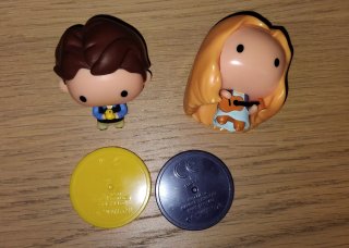 Figuras McDonald's x Friends (Chandler y Phoebe)