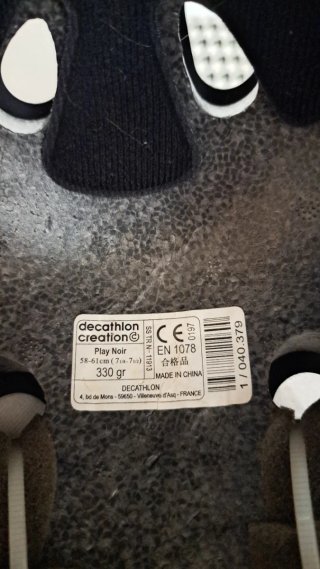 Casco Oxelo Negro