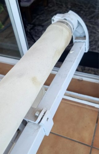 TOLDO beige de 3m de ancho x 2 metros largo USADO