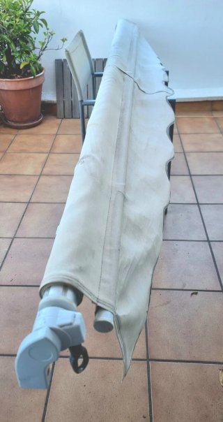 TOLDO beige de 3m de ancho x 2 metros largo USADO