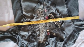 Camicia vintage donna grigia molto particolare.