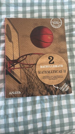 Matemáticas II. 2o de Bachillerato