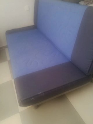 Sofá Cama 140x200 Tela Metal
